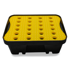 10 Litre Poly Spill Tray With Grid - Fosse Liquitrol