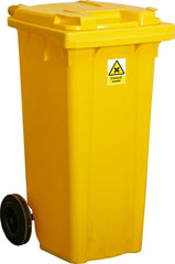 140 Litre 2 - Wheeled Lockable Clinical Waste Bin - Fosse Liquitrol