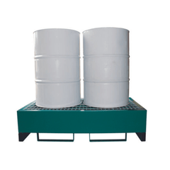 2 Drum Steel Spill Pallet - Fosse Liquitrol