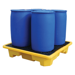 4 Drum 4 - Way Entry Spill Pallet - Fosse Liquitrol