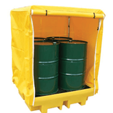 4 Drum Spill Pallet Frame & Cover - Fosse Liquitrol