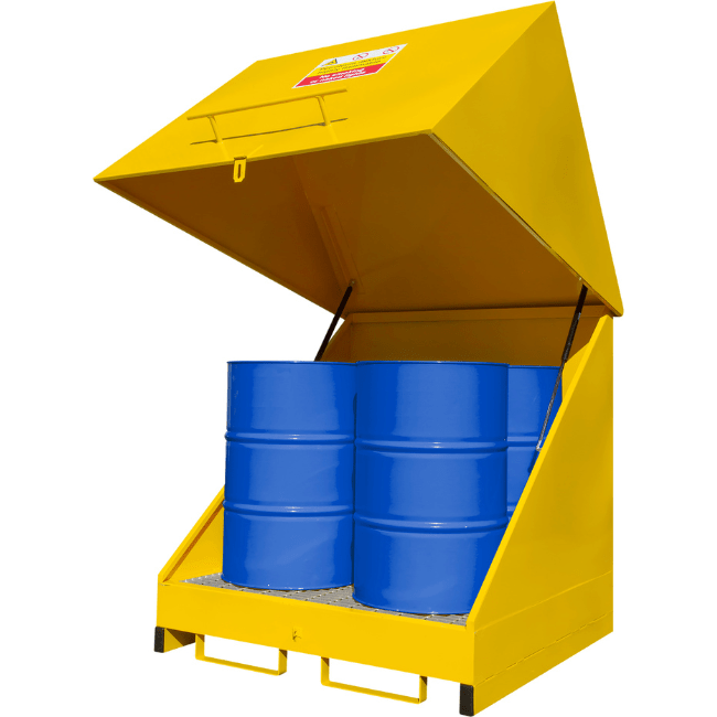 4 Drum Steel Store - Fosse Liquitrol