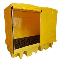 8 Drum Spill Pallet Frame & Cover - Fosse Liquitrol