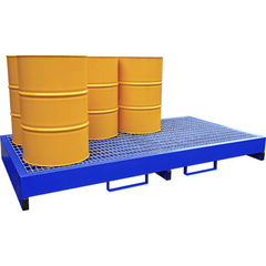 8 Drum Steel Spill Pallet - Fosse Liquitrol