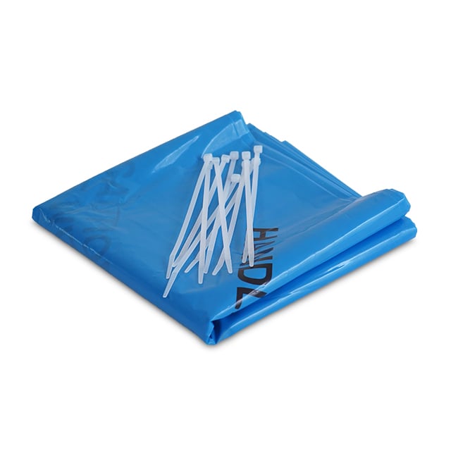 Blue Disposal Bags & Ties Pack of 100 - Fosse Liquitrol