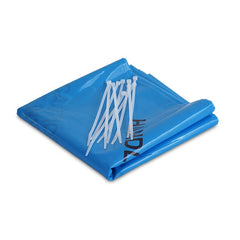 Blue Disposal Bags & Ties Pack of 100 - Fosse Liquitrol