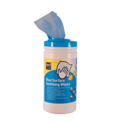 Blue Surface Sanitising Wipes - Fosse Liquitrol