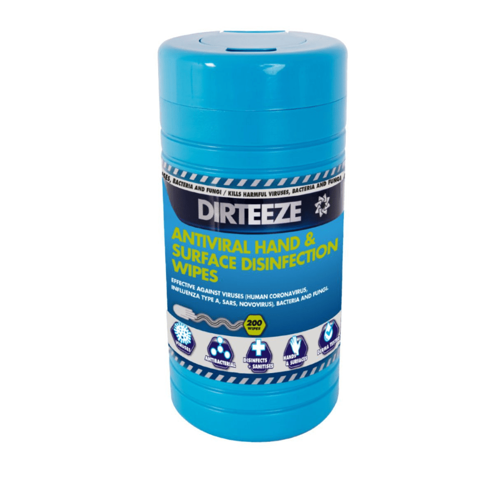 Dirteeze Antiviral Hand & Surface Wipes - Fosse Liquitrol