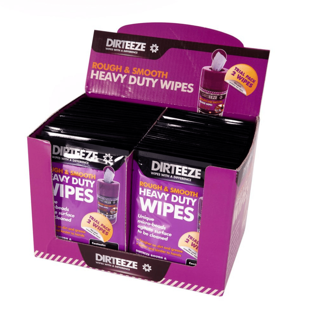 Dirteeze Rough & Smooth Heavy - Duty Wipes Twin Pack - Fosse Liquitrol