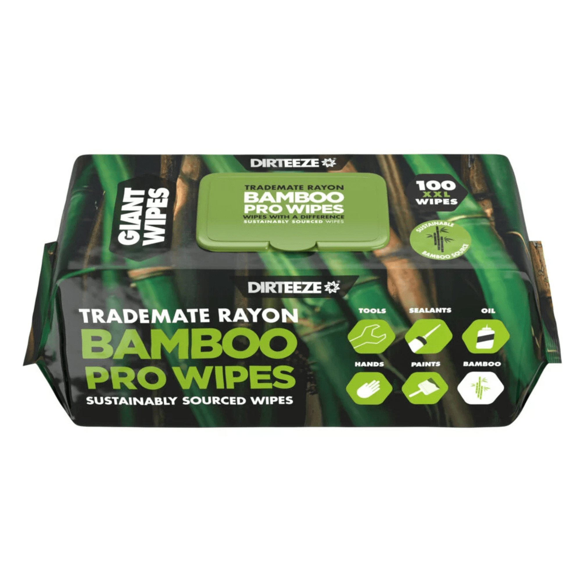 Dirteeze Trademate Bamboo Giant Wipes - Fosse Liquitrol