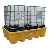 Double IBC/8 Drum Spill Pallet - Fosse Liquitrol