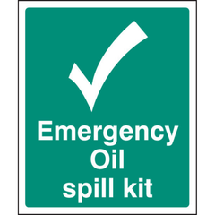 Emergency Oil Spill Kit Sign RP - Fosse Liquitrol