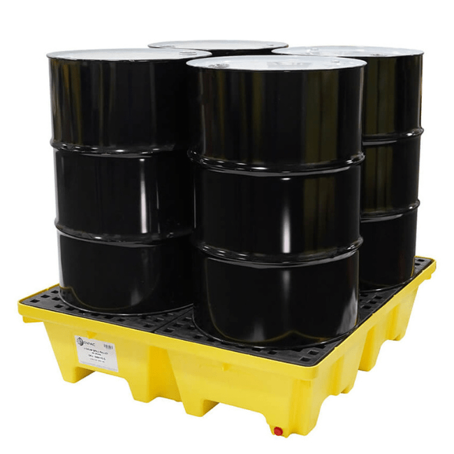 Enpac 4 Drum 4 - Way Entry Spill Pallet - Fosse Liquitrol