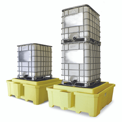 Enpac IBC Spill Pallet With Grid & Integral Dispenser - Fosse Liquitrol