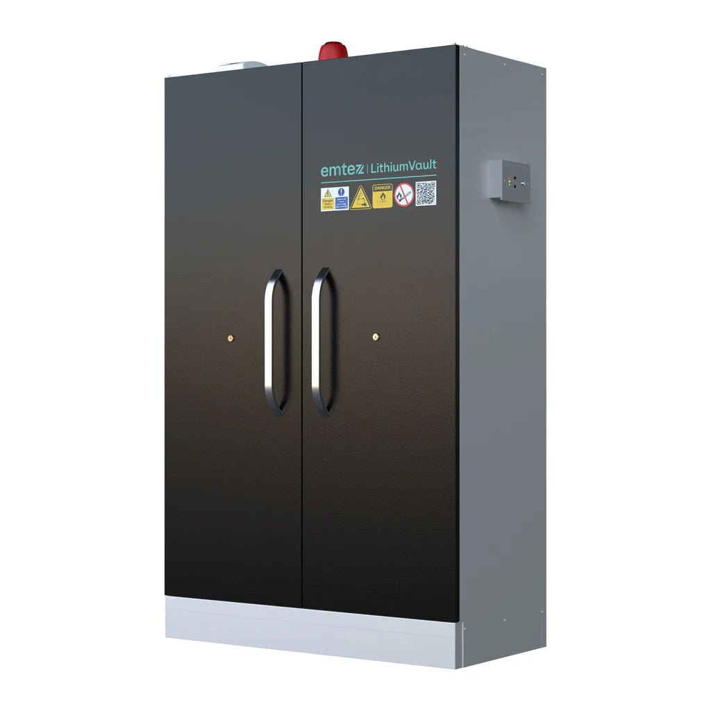 Lithium - Ion Battery Two Door Charging Storage Cabinet - Fosse Liquitrol