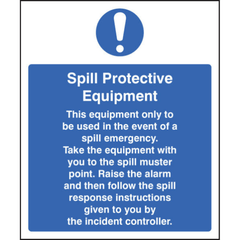 Protective Equipment Sign RP - Fosse Liquitrol