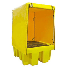 Single IBC Spill Pallet Frame and Cover - Fosse Liquitrol