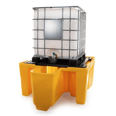 Single IBC Spill Pallet With Integral Bucket - Fosse Liquitrol