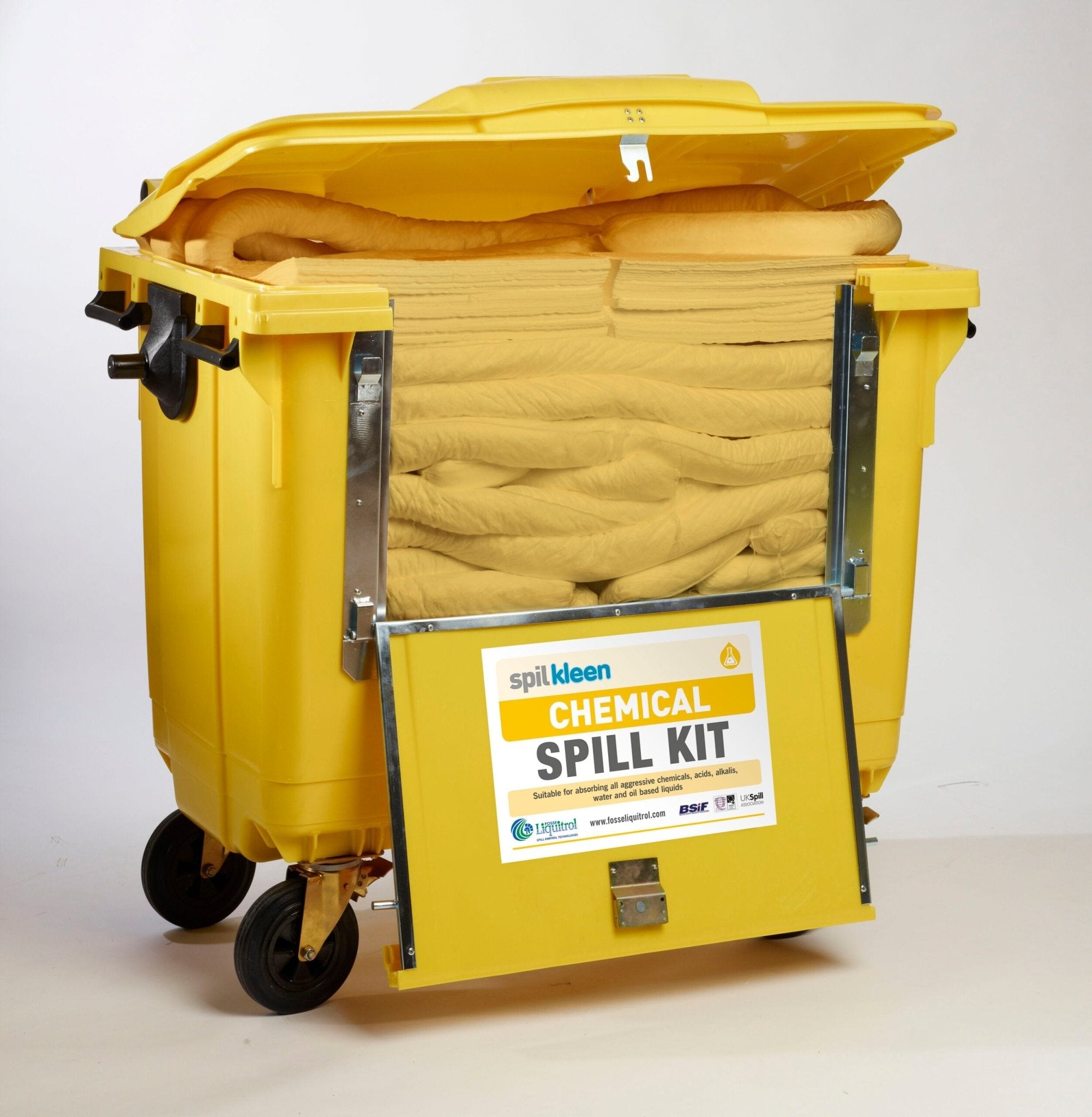 Spilkleen Chemical Drop Front Spill Kit 1200 Litre - Fosse Liquitrol