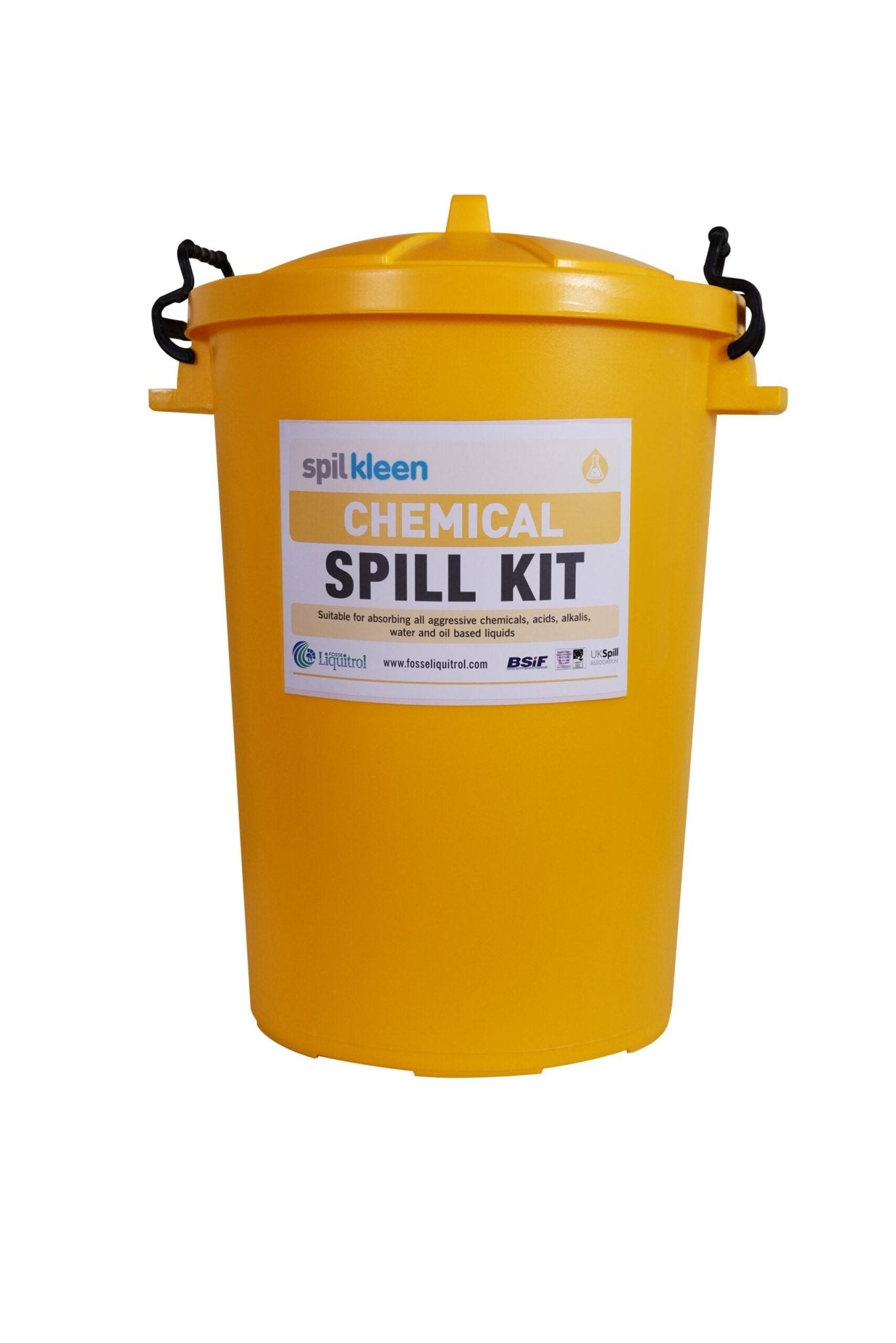 Spilkleen Chemical Spill Kit 90 Litre Bin - Fosse Liquitrol