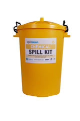 Spilkleen Chemical Spill Kit 90 Litre Bin - Fosse Liquitrol