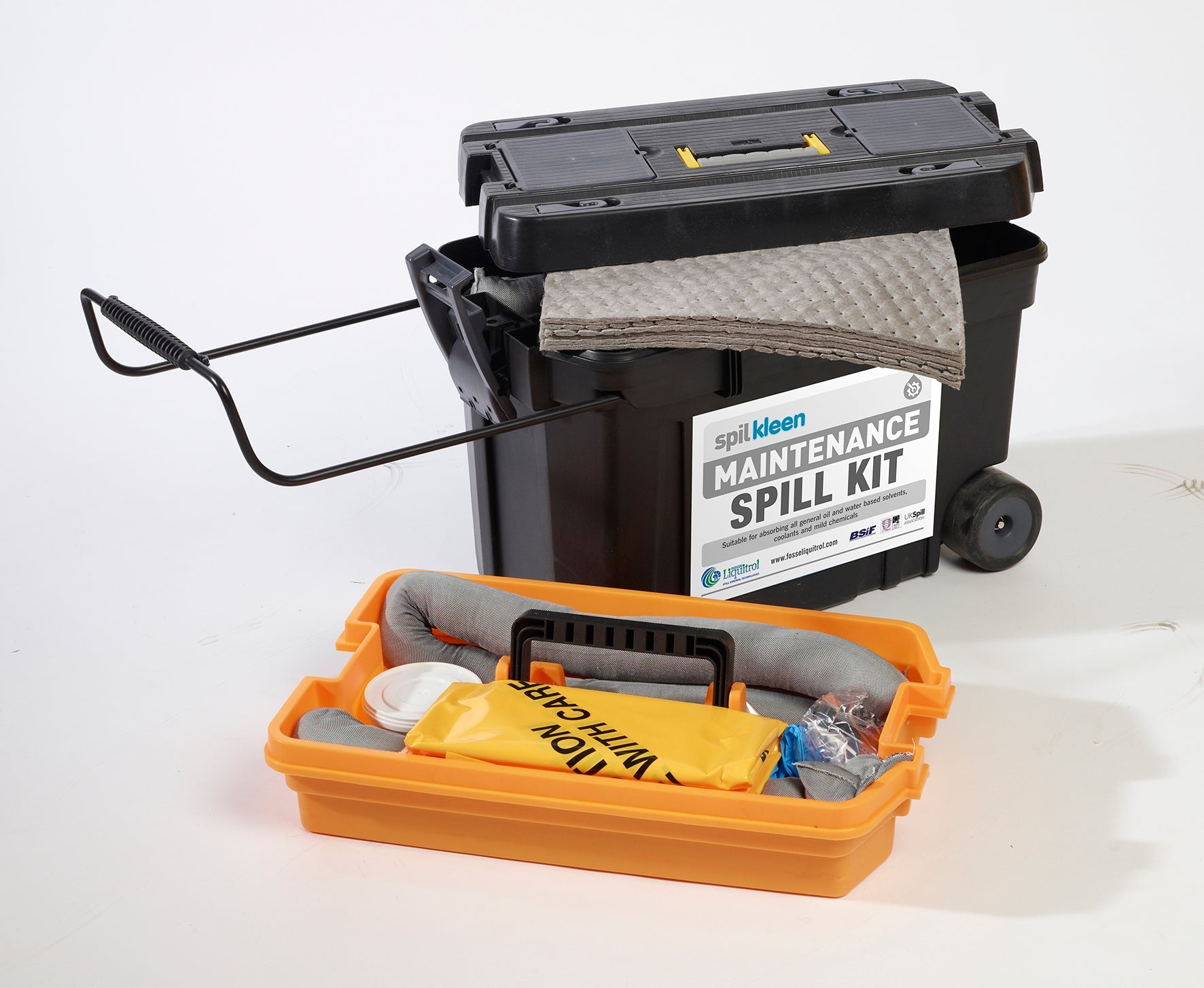 Spilkleen Maintenance Trolley Spill Kit 70 Litre - Fosse Liquitrol