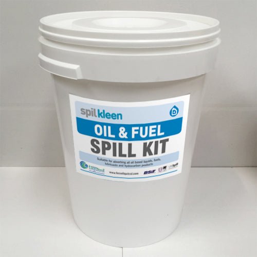 Spilkleen Oil & Fuel Spill Kit 65 Litre Pail - Fosse Liquitrol