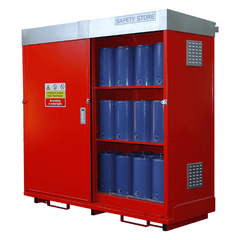 Steel 48 x 25 Litre Drum Store - Fosse Liquitrol