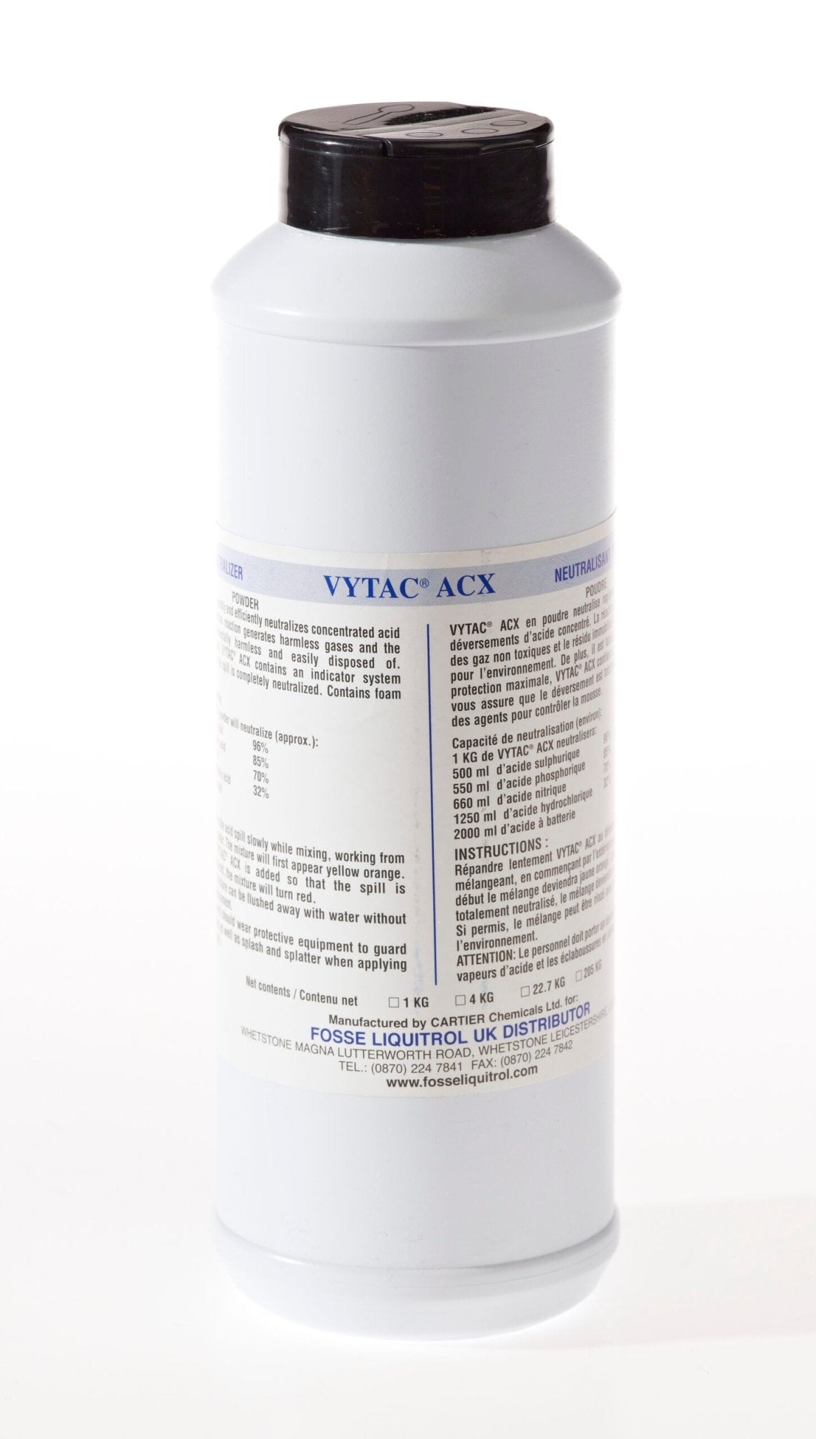 Vytac Acid Neutraliser 1kgs - Fosse Liquitrol