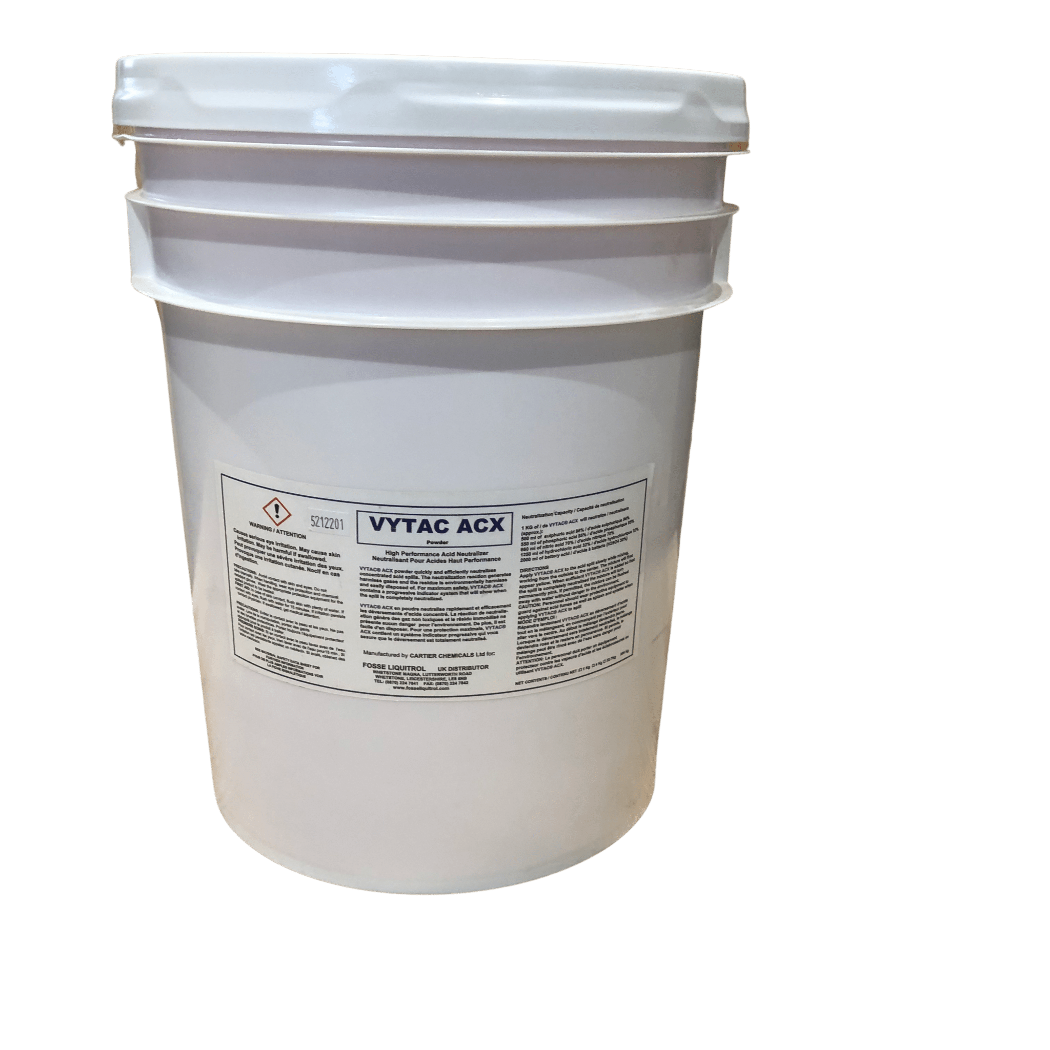 Vytac Acid Neutraliser 20kgs - Fosse Liquitrol
