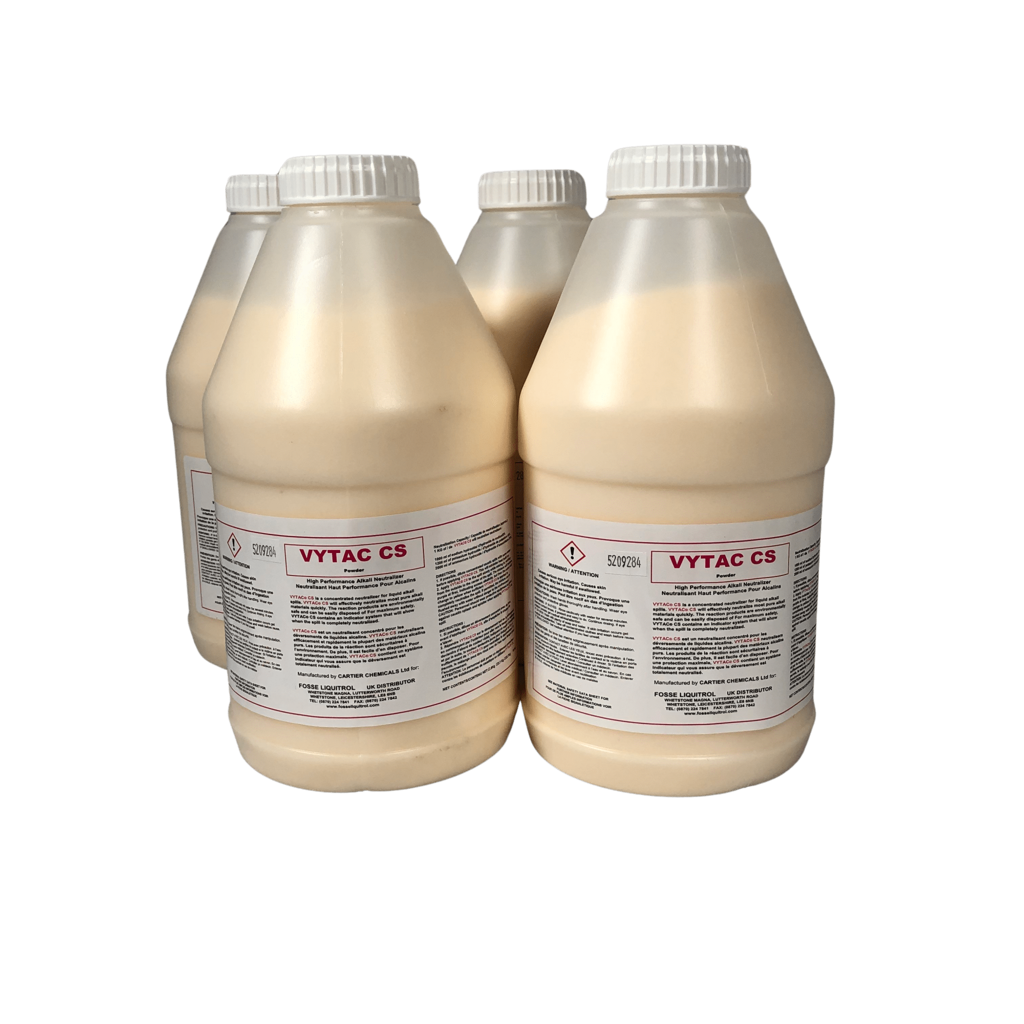 Vytac Alkali Neutraliser 4 x 3.7kgs - Fosse Liquitrol