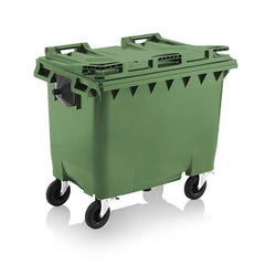 Wheeled Waste Bin 660 Litre Green - Fosse Liquitrol