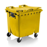Wheelie Bin 1100 Litre Yellow - Fosse Liquitrol