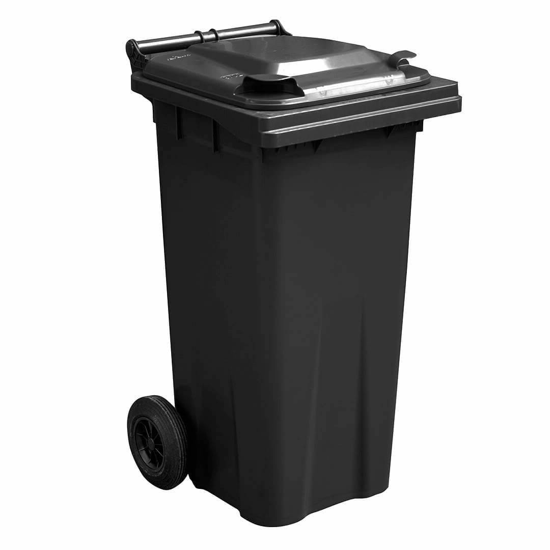 Wheelie Bin 120 Litre Grey - Fosse Liquitrol