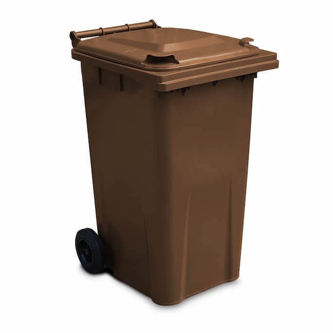 Wheelie Bin 240 Litre Brown - Fosse Liquitrol