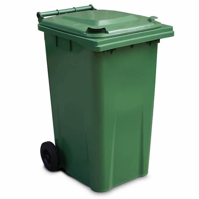 Wheelie Bin 240 Litre Green - Fosse Liquitrol