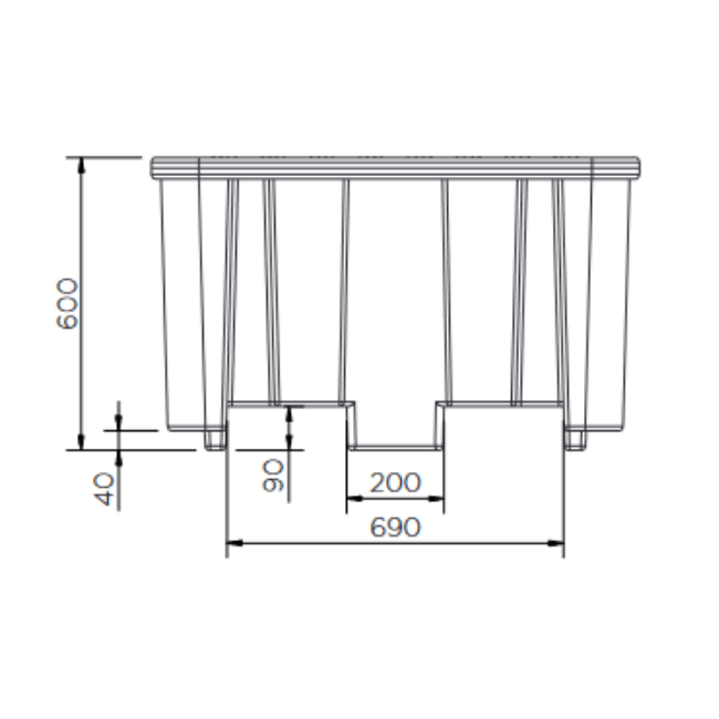 1 Drum Spill Pallet - Fosse Liquitrol