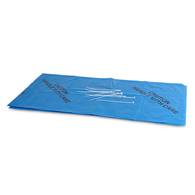 Blue Disposal Bags & Ties Pack of 10 - Fosse Liquitrol