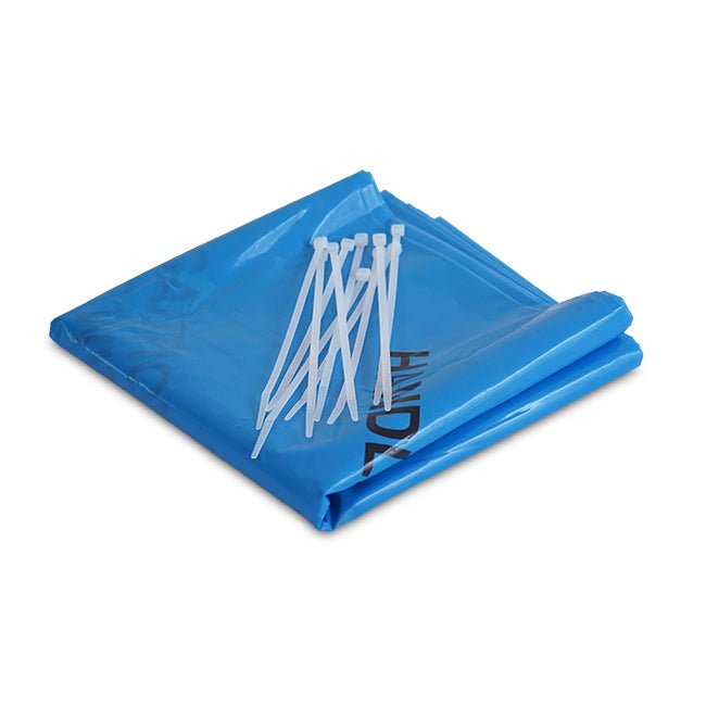Blue Disposal Bags & Ties Pack of 200 - Fosse Liquitrol