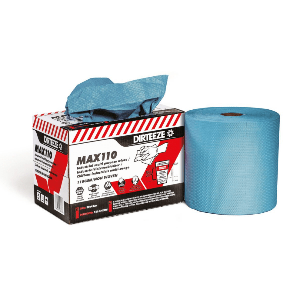 Dirteeze Heavy Duty MAX110 Industrial Wiper - Fosse Liquitrol