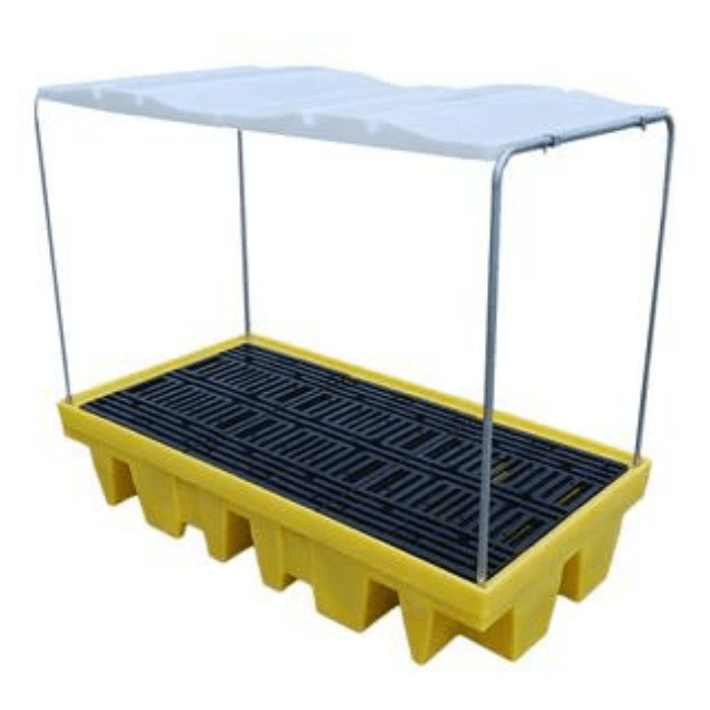Double IBC Spill Pallet Frame and Cover - Fosse Liquitrol