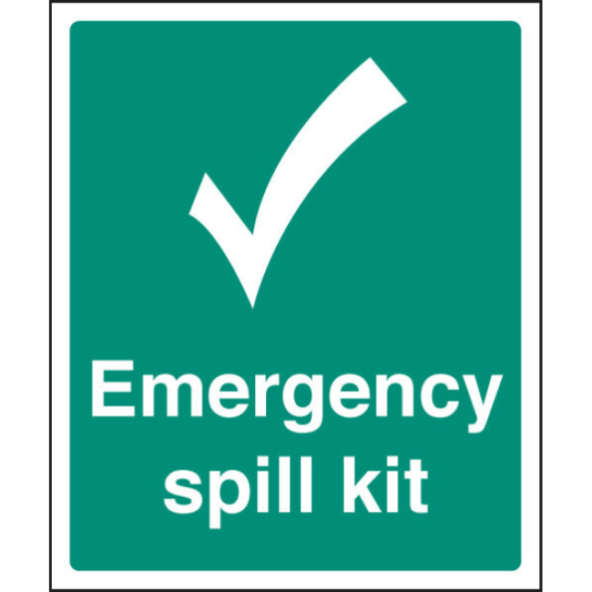 Emergency Spill Kit Sign SAV - Fosse Liquitrol