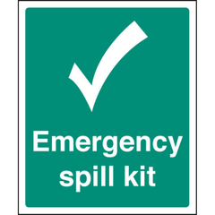 Emergency Spill Kit Sign SAV - Fosse Liquitrol