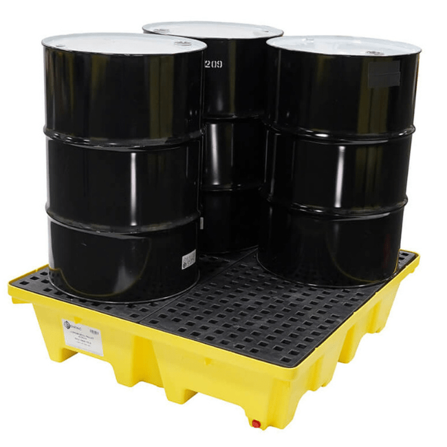 Enpac 4 Drum 4 - Way Entry Spill Pallet - Fosse Liquitrol