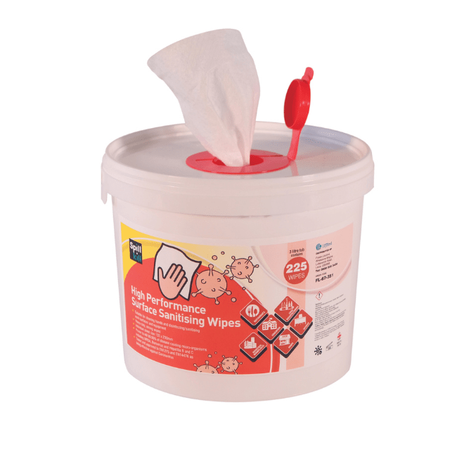 High Performance Surface Sanitising Wipes - Fosse Liquitrol