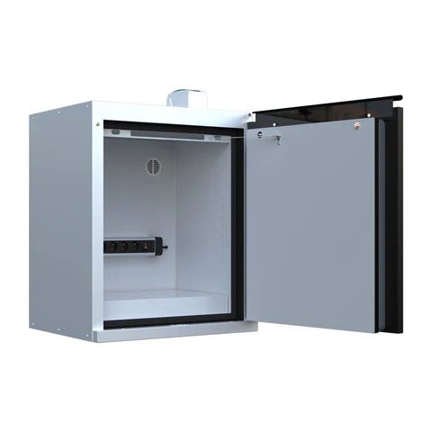 Lithium - Ion Battery Single Door Cube Storage Cabinet - Fosse Liquitrol