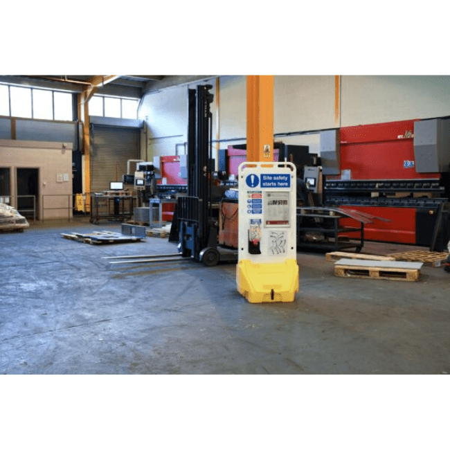 Mobile SitePoint Display Unit Yellow - Fosse Liquitrol