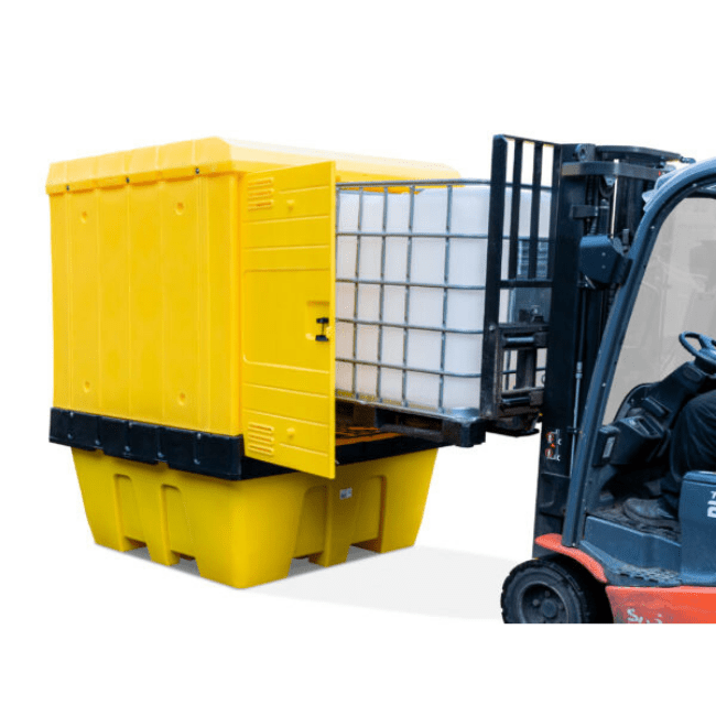 Single IBC Hardcover Spill Pallet - Fosse Liquitrol