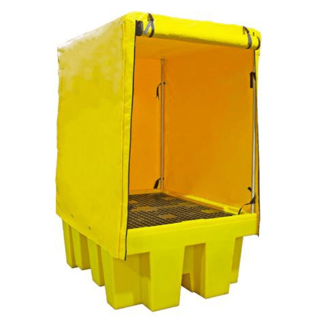 Single IBC Spill Pallet Frame and Cover - Fosse Liquitrol