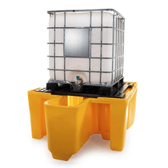 Single IBC Spill Pallet With Integral Bucket - Fosse Liquitrol